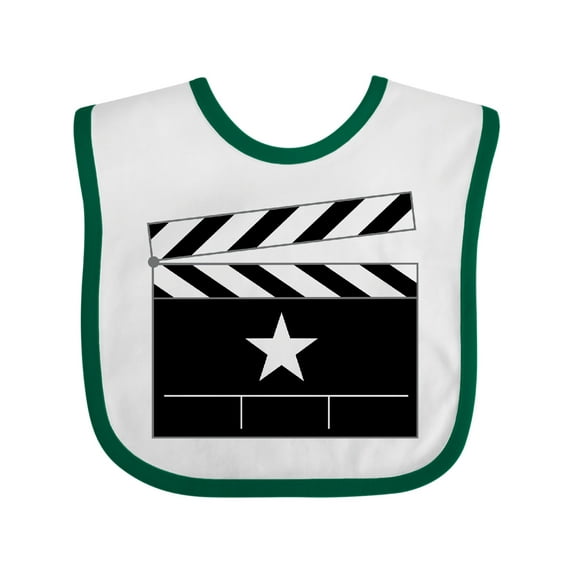 Inktastic Director Movie Clapboard Boys or Girls Baby Bib