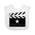 thumbnail image 1 of Inktastic Director Movie Clapboard Boys or Girls Baby Bib, 1 of 4