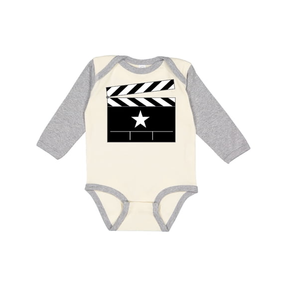 Inktastic Director Movie Clapboard Boys or Girls Long Sleeve Baby Bodysuit