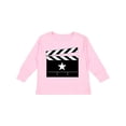 thumbnail image 1 of Inktastic Director Movie Clapboard Boys or Girls Long Sleeve Toddler T-Shirt, 1 of 5