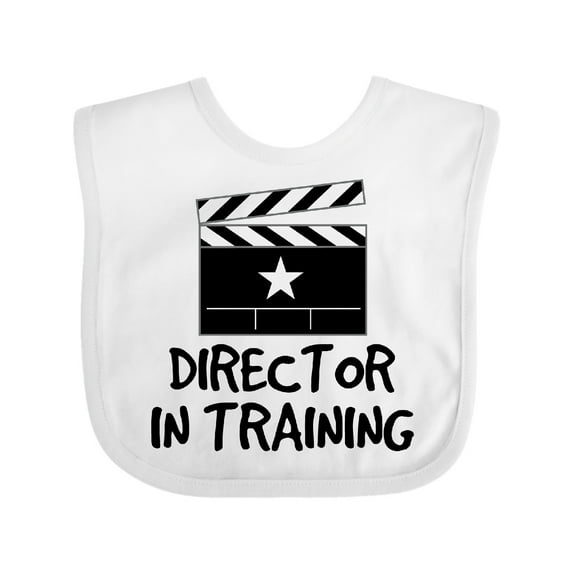 Inktastic Director in Training Boys or Girls Baby Bib
