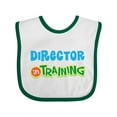 thumbnail image 1 of Inktastic Director in training Boys or Girls Baby Bib, 1 of 4