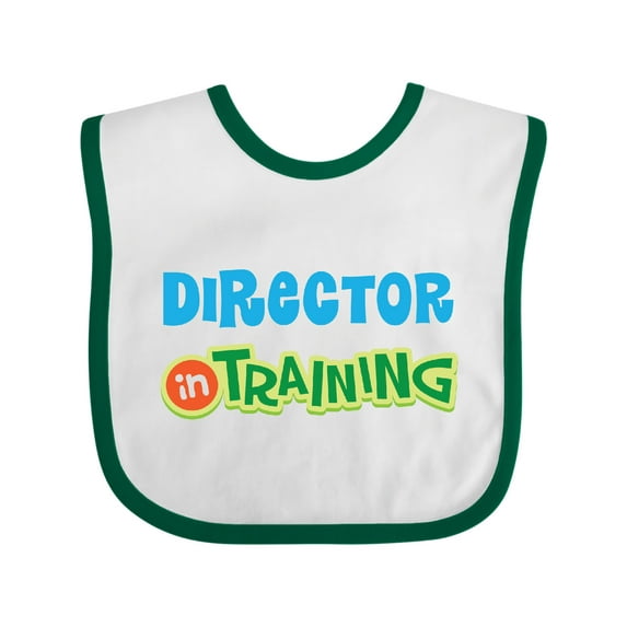 Inktastic Director in training Boys or Girls Baby Bib