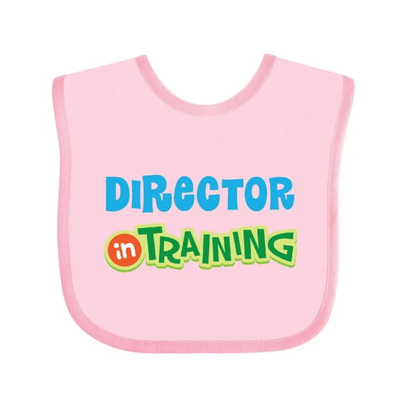 Inktastic Director in training Boys or Girls Baby Bib