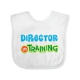 thumbnail image 1 of Inktastic Director in training Boys or Girls Baby Bib, 1 of 4