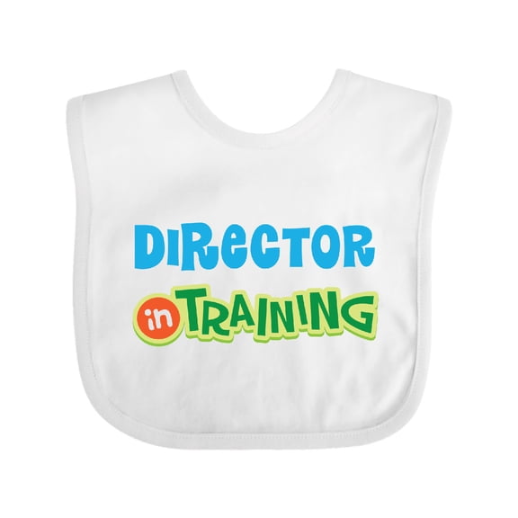 Inktastic Director in training Boys or Girls Baby Bib