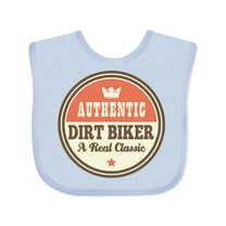 Inktastic Dirt Biker Vintage Classic Boys or Girls Baby Bib