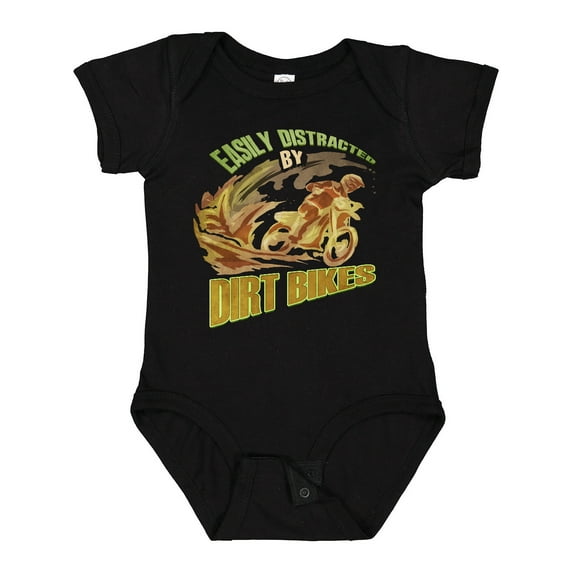 Inktastic Dirt Biking Boys or Girls Baby Bodysuit