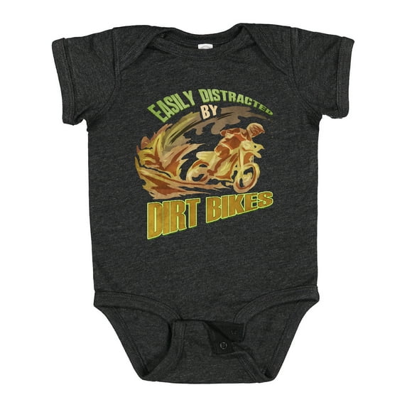 Inktastic Dirt Biking Boys or Girls Baby Bodysuit