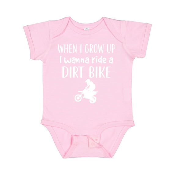 Inktastic Dirt Biking Motocross Future Dirt Biker Boys or Girls Baby Bodysuit