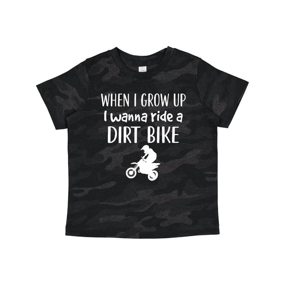 Inktastic Dirt Biking Motocross Future Dirt Biker Boys or Girls Toddler T-Shirt