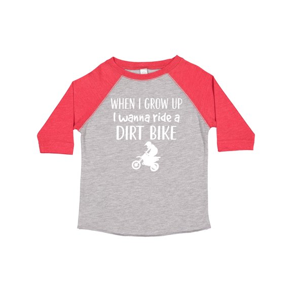 Inktastic Dirt Biking Motocross Future Dirt Biker Boys or Girls Toddler T-Shirt