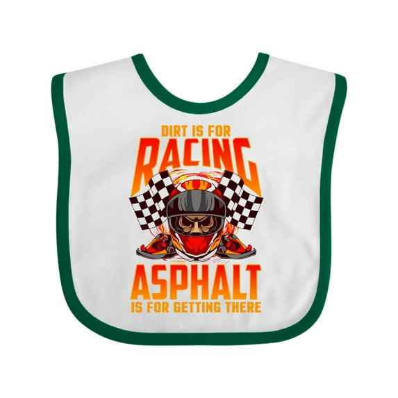 Inktastic Dirt Biking Motocross Racing Boys Baby Bib