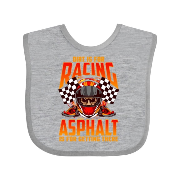 Inktastic Dirt Biking Motocross Racing Boys Baby Bib