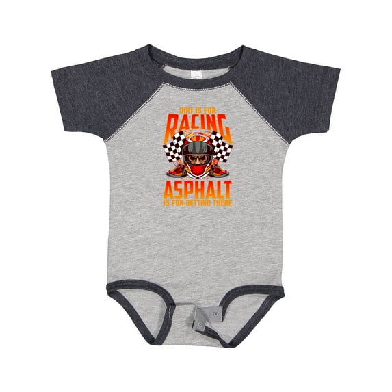 Inktastic Dirt Biking Motocross Racing Boys Baby Bodysuit