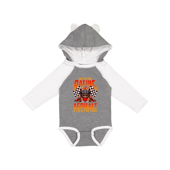 Inktastic Dirt Biking Motocross Racing Boys Long Sleeve Baby Bodysuit