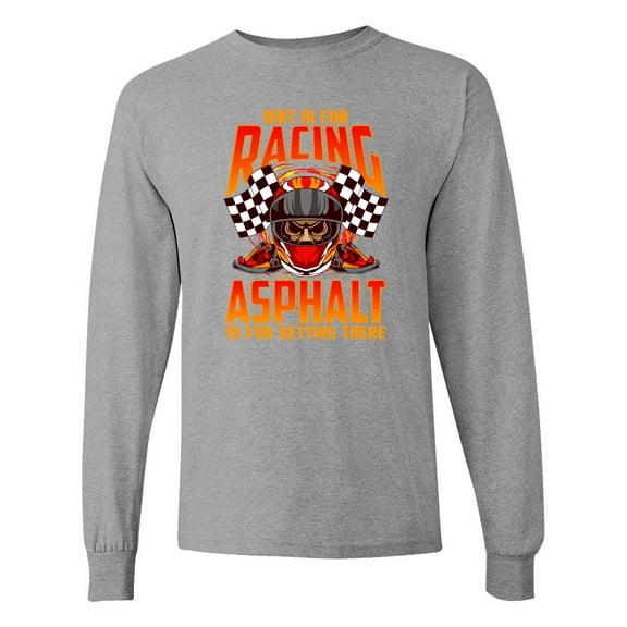 Inktastic Dirt Biking Motocross Racing Long Sleeve T-Shirt