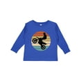 thumbnail image 1 of Inktastic Dirt Biking Motocross Retro Boys or Girls Long Sleeve Toddler T-Shirt, 1 of 5