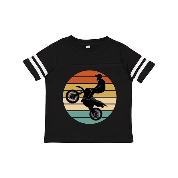 Inktastic Dirt Biking Motocross Retro Boys or Girls Toddler T-Shirt