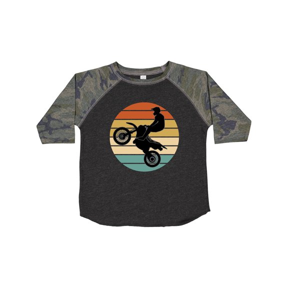 Inktastic Dirt Biking Motocross Retro Boys or Girls Toddler T-Shirt