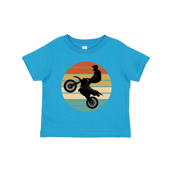 Inktastic Dirt Biking Motocross Retro Boys or Girls Toddler T-Shirt