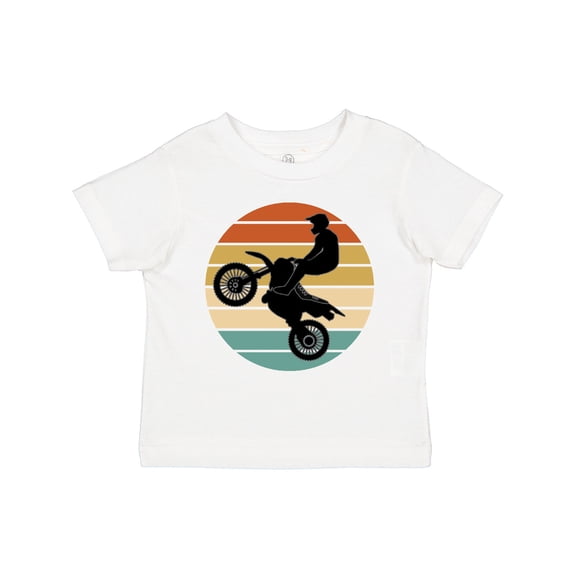 Inktastic Dirt Biking Motocross Retro Boys or Girls Toddler T-Shirt