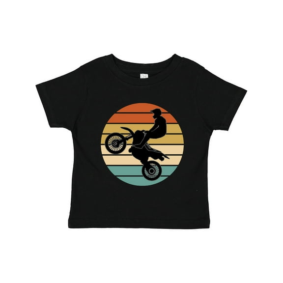 Inktastic Dirt Biking Motocross Retro Boys or Girls Toddler T-Shirt
