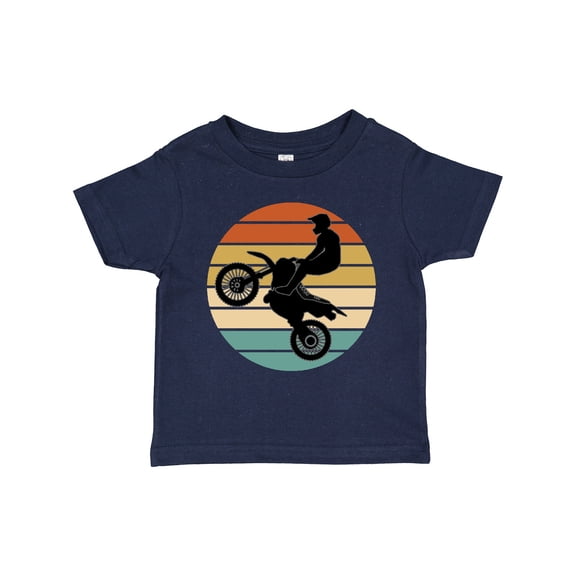 Inktastic Dirt Biking Motocross Retro Boys or Girls Toddler T-Shirt