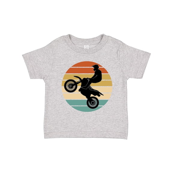 Inktastic Dirt Biking Motocross Retro Boys or Girls Toddler T-Shirt