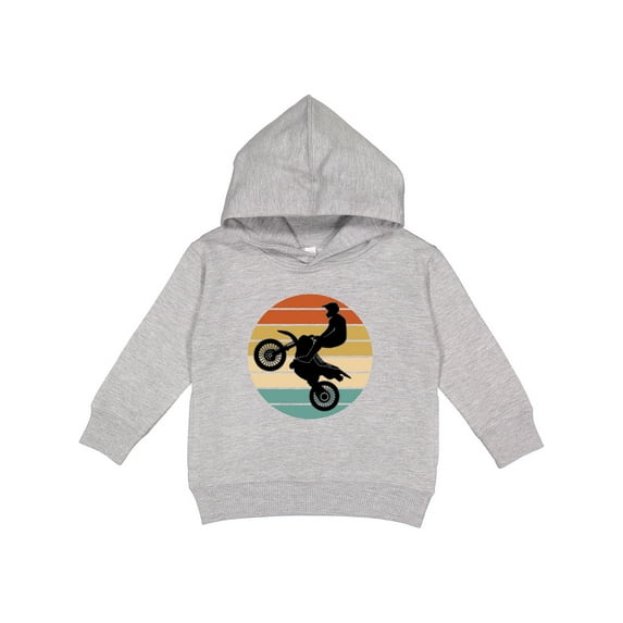 Inktastic Dirt Biking Motocross Retro Toddler Hoodie