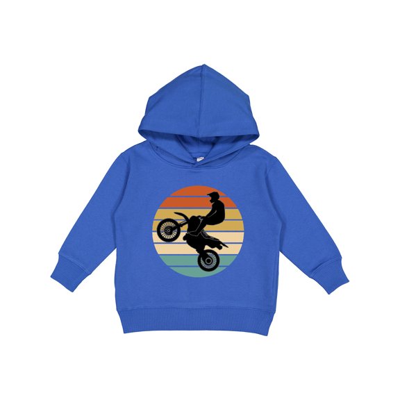 Inktastic Dirt Biking Motocross Retro Toddler Hoodie