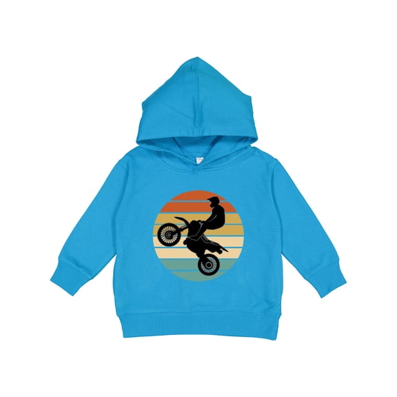 Inktastic Dirt Biking Motocross Retro Toddler Hoodie