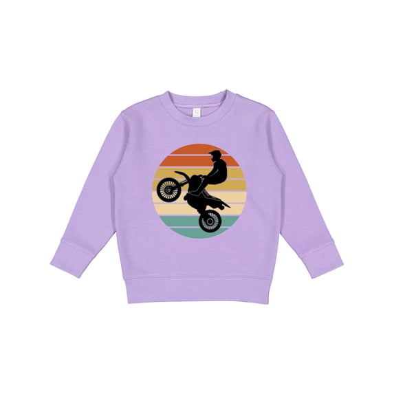 Inktastic Dirt Biking Motocross Retro Toddler Sweatshirt