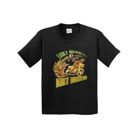 Inktastic Dirt Biking Youth T-Shirt