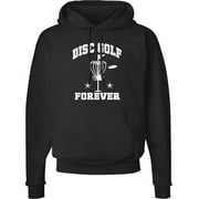 Inktastic Disc Golf Forever Golfing Hobby Adult Hoodie Sweatshirt