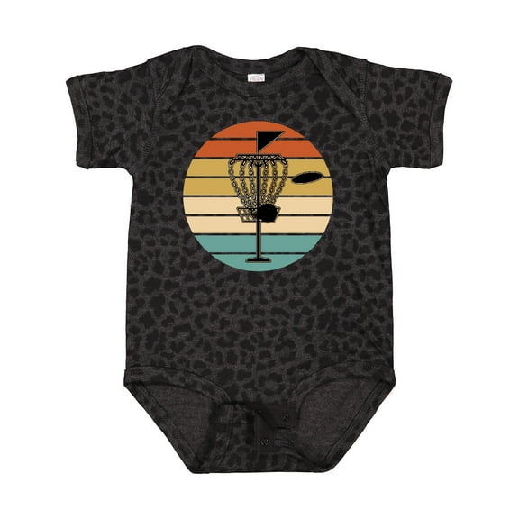 Inktastic Disc Golf Retro Sunset Boys or Girls Baby Bodysuit