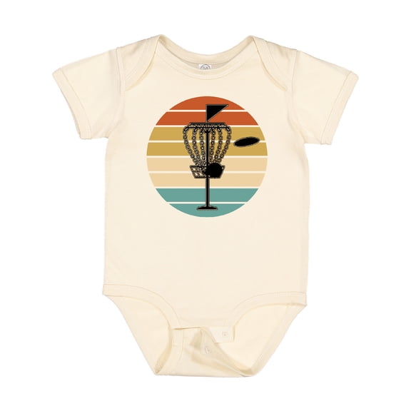 Inktastic Disc Golf Retro Sunset Boys or Girls Baby Bodysuit