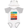 thumbnail image 1 of Inktastic Disc Golfer Eat Sleep Disc Golf Repeat Boys or Girls Baby Bodysuit, 1 of 5