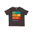thumbnail image 1 of Inktastic Disc Golfer Eat Sleep Disc Golf Repeat Boys or Girls Toddler T-Shirt, 1 of 5