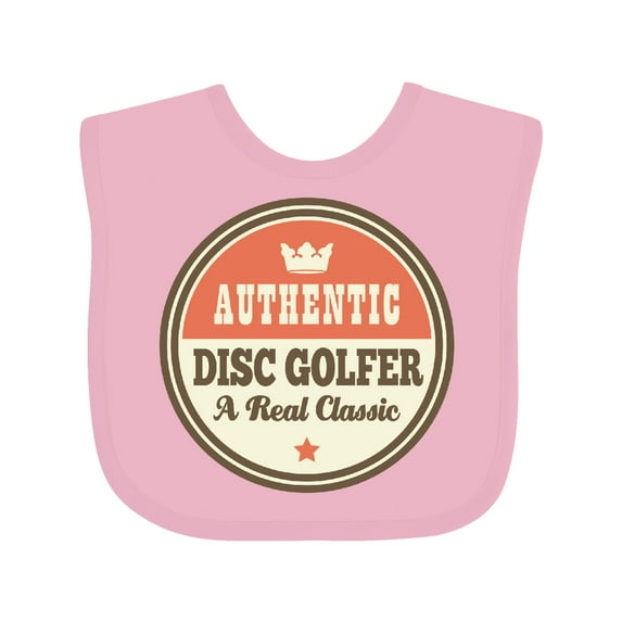 Inktastic Disc Golfer Vintage Classic Boys or Girls Baby Bib