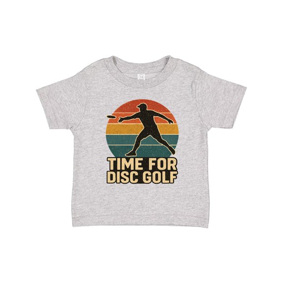 Inktastic Disc Golfing Time for Disc Golf Boys Toddler T-Shirt