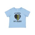 thumbnail image 1 of Inktastic Dispatcher Daddy Gold Line Emergency Boys or Girls Baby T-Shirt, 1 of 5