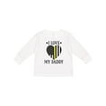 thumbnail image 1 of Inktastic Dispatcher Daddy Gold Line Emergency Boys or Girls Long Sleeve Toddler T-Shirt, 1 of 5