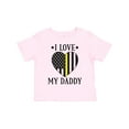 thumbnail image 1 of Inktastic Dispatcher Daddy Gold Line Emergency Boys or Girls Toddler T-Shirt, 1 of 5