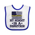 thumbnail image 1 of Inktastic Dispatcher Mom Emergency Boys or Girls Baby Bib, 1 of 4