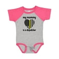 thumbnail image 1 of Inktastic Dispatcher Mom Emergency Gold Line Flag Boys or Girls Baby Bodysuit, 1 of 5