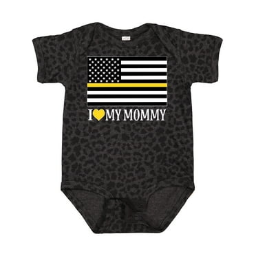 Inktastic Dispatcher Mom Flag Boys or Girls Baby Bodysuit