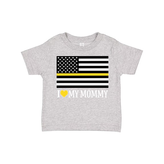 Inktastic Dispatcher Mom Flag Boys or Girls Toddler T-Shirt