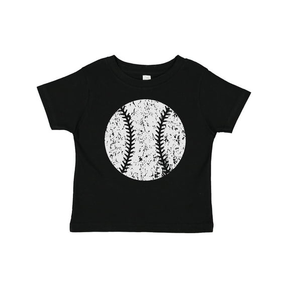 Inktastic Distressed Baseball in White Boys or Girls Baby T-Shirt