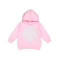 thumbnail image 1 of Inktastic Distressed Baseball in White Toddler Hoodie, 1 of 4